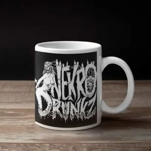 Nekro Drunks Coffee Mug, Nekro Drunks Logo Coffee Mug
