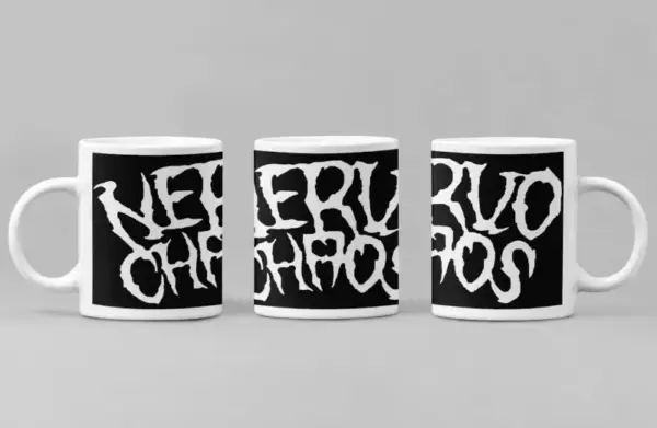 Nervochaos Coffee Mug, Nervochaos Logo Coffee Mug