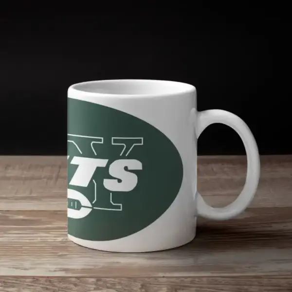 New York Jets Coffee Mug, New York Jets Logo Mug