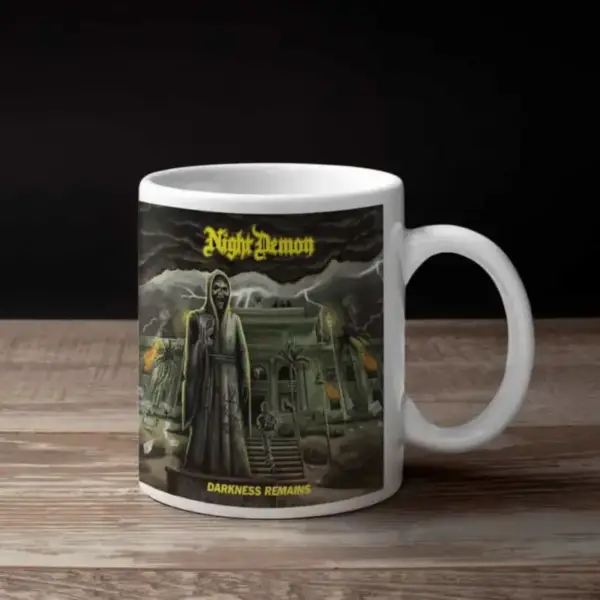 Night Demon Coffee Mug, Night Demon Darkness Remains Coffee Mug