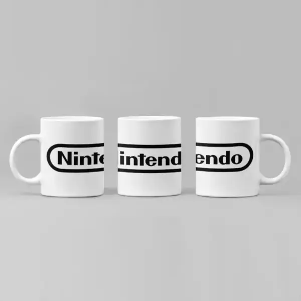 Nintendo Coffee Mug, Nintendo Logo Mug