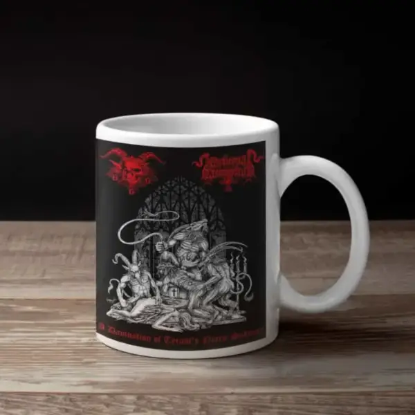 Nocturnal Damnation Coffee Mug, Nocturnal Damnation A Damnation Of Tyrants Necro-sodomy Coffee Mug