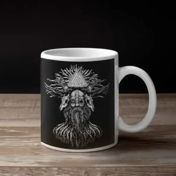 Odin Coffee Mug, Odin Artwork Coffee Mug
