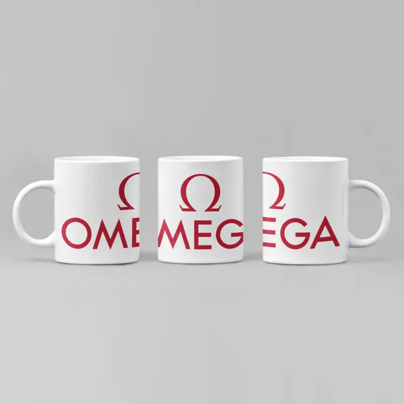 Omega Coffee Mug, Omega Watches Logo Mug