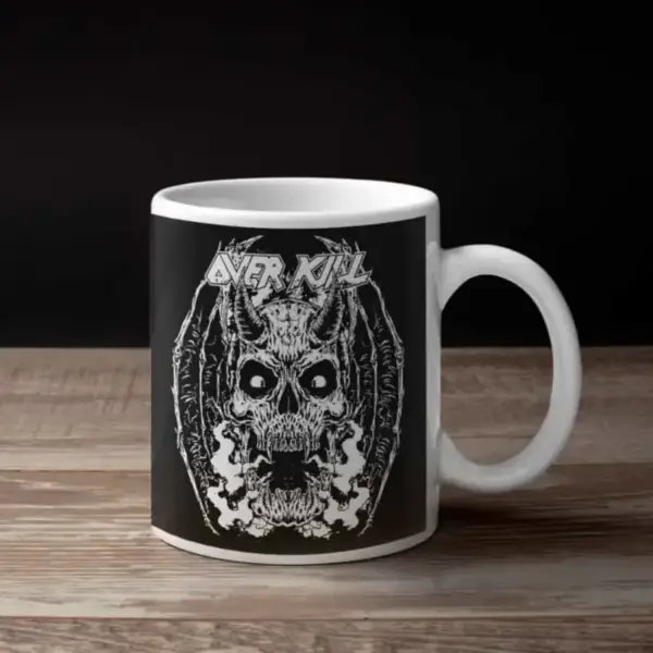 Over Kill Coffee Mug, Over Kill Artwork Coffee Mug 2
