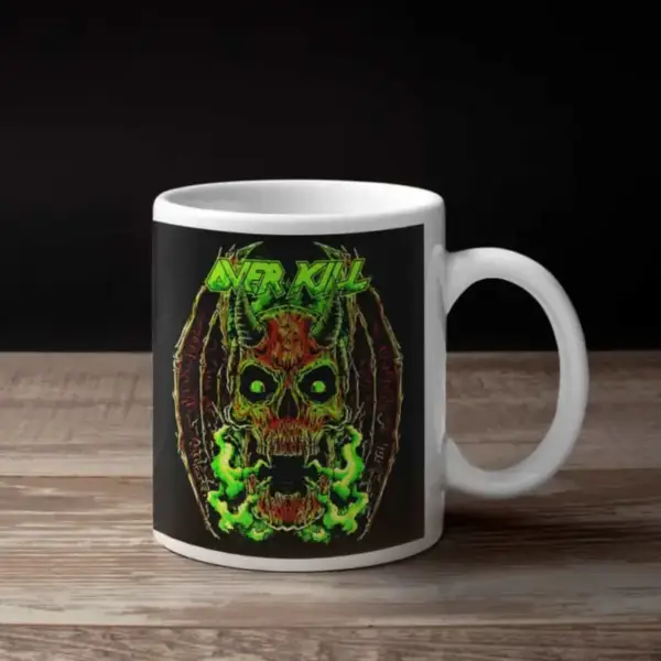 Over Kill Coffee Mug, Over Kill Artwork Coffee Mug