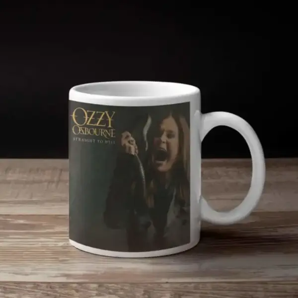 Ozzy Osbourne Coffee Mug, Ozzy Osbourne Straight to Hell Coffee Mug