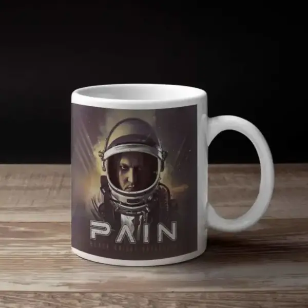 Pain Coffee Mug, Pain Black Knight Satellite Coffee Mug