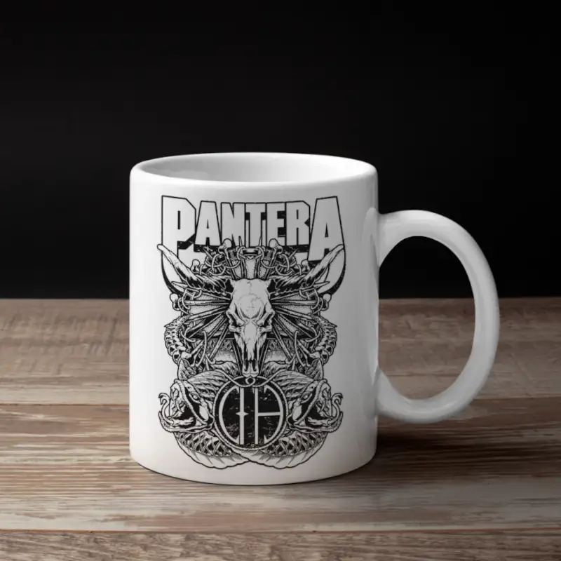 Pantera Coffee Mug, Pantera Logo Mug