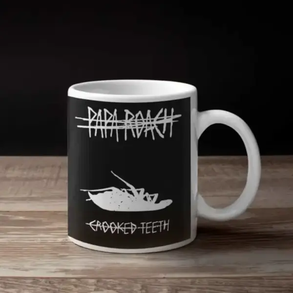 Papa Roach Coffee Mug, Papa Roach Crooked Teeth Coffee Mug