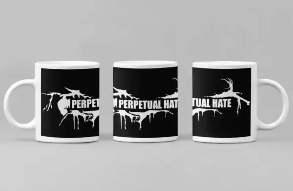 Perpetual Hate Coffee Mug, Perpetual Hate Logo Coffee Mug
