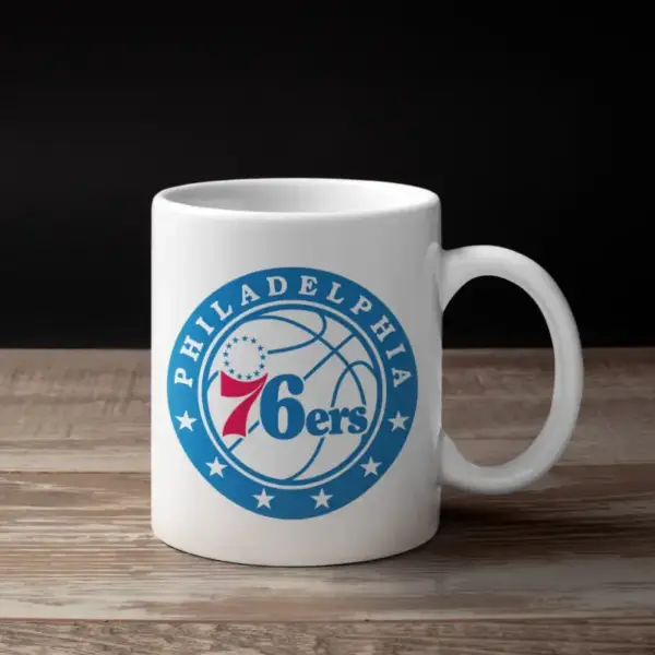 Philadelphia 76ers Coffee Mug, Philadelphia 76ers Logo Mug