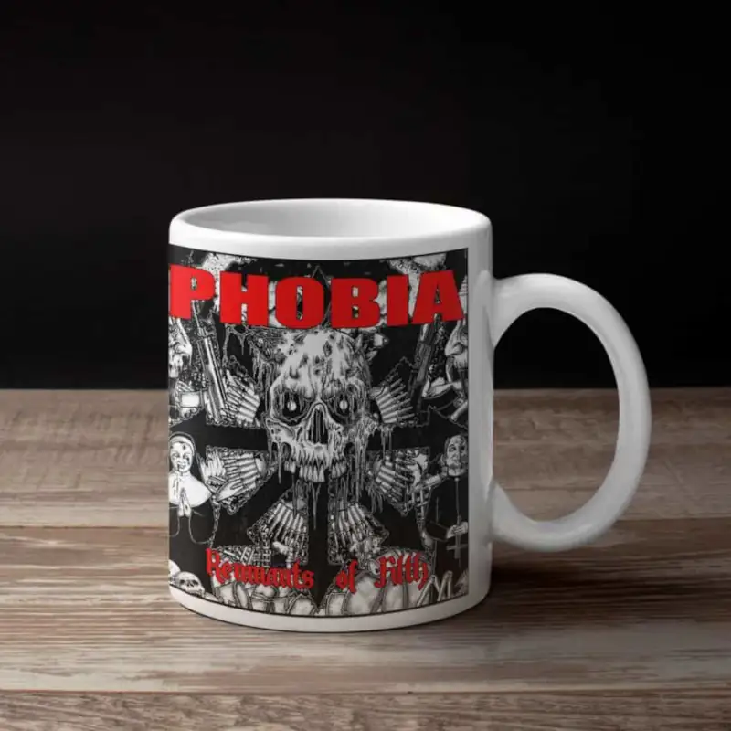 Phobia Coffee Mug, Phobia Remnants of Filth Coffee Mug