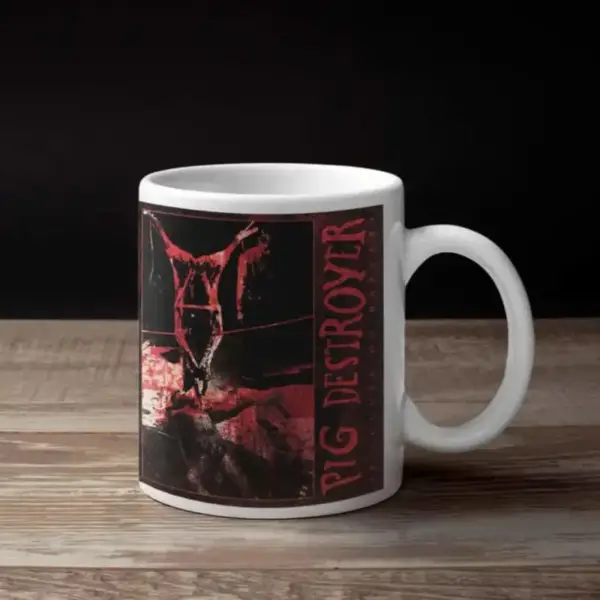 Pig Destroyer Coffee Mug, Pig Destroyer 38 Counts of Battery Coffee Mug