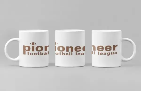 Pioneer Football League Logo Coffee Mug