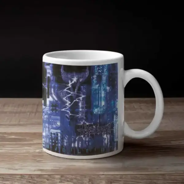 Pissing Razors Coffee Mug, Pissing Razors Evolution Coffee Mug