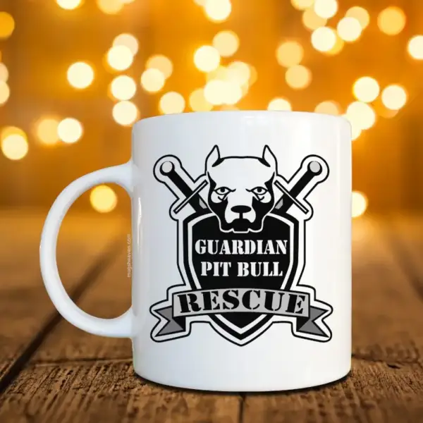 Pit Bull Rescue Mug, Pit Bull Rescue Coffee Mug