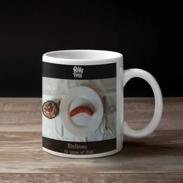 Porky Vagina Coffee Mug, Porky Vagina Kielbasa 10 Years of Oink Coffee Mug