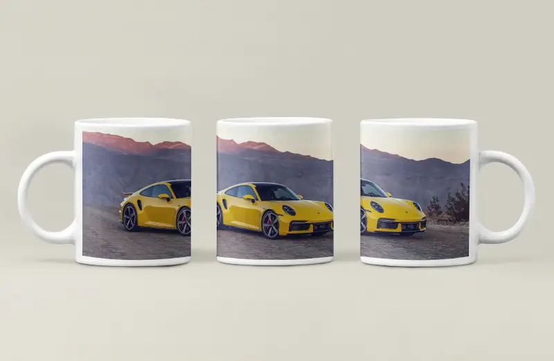 Porsche Coffee Mug, Porsche 911 Turbo Coffee Mug