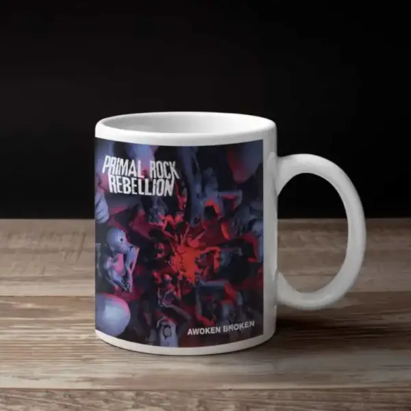 Primal Rock Rebellion Coffee Mug, Primal Rock Rebellion Awoken Broken Coffee Mug