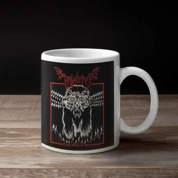 Primitive Coffee Mug, Primitive Negro Metal Da Morte Coffee Mug