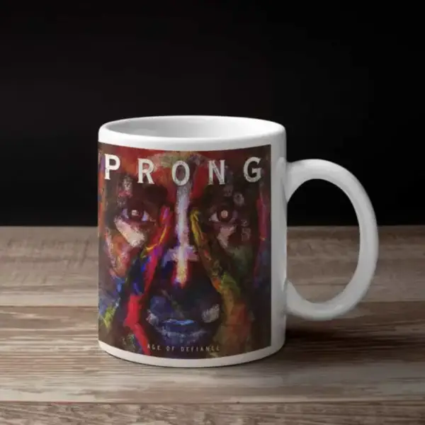 Prong Coffee Mug, Prong Age of Defiance Coffee Mug