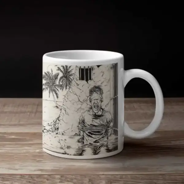 Psychoneurosis Coffee Mug, Psychoneurosis In Fear We Trust Coffee Mug
