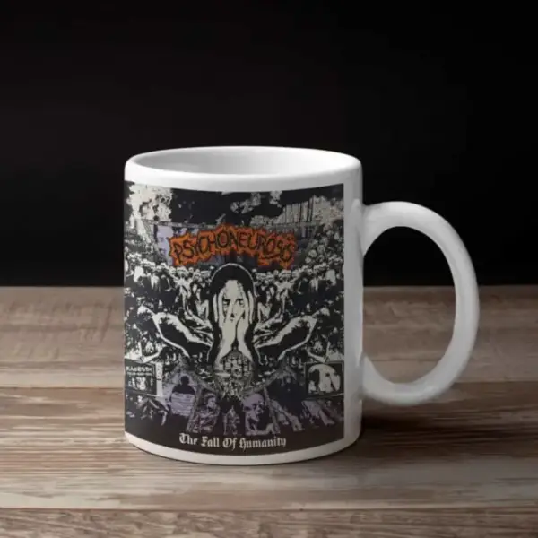 Psychoneurosis Coffee Mug, Psychoneurosis The Fall of Humanity Coffee Mug