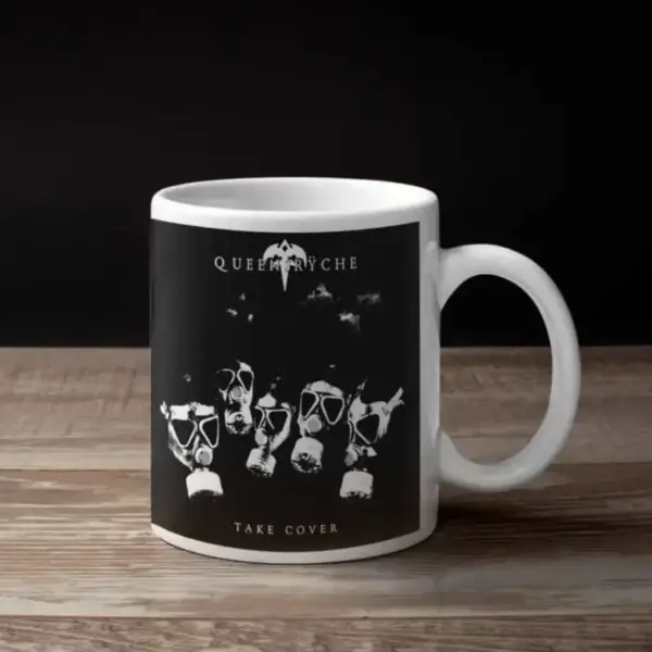 Queensryche Coffee Mug, Queensryche Take Cover Coffee Mug