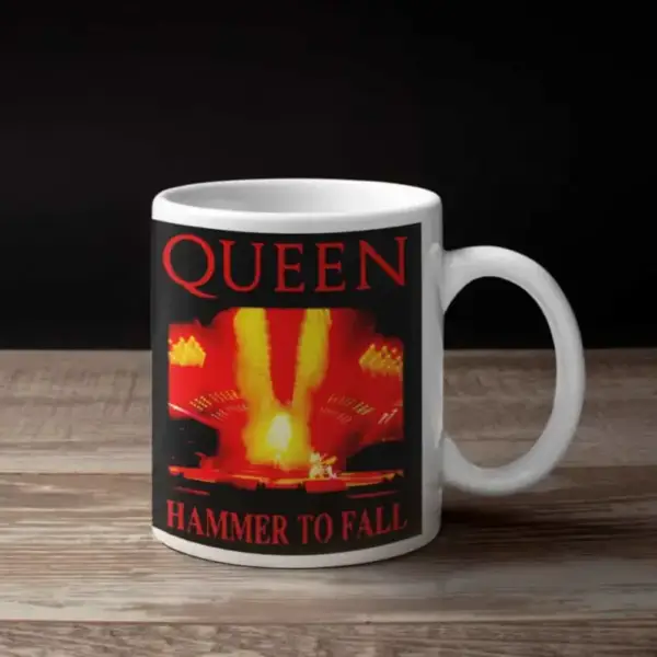 Quenn Coffee Mug, Quenn Hammer To Fall Coffee Mug