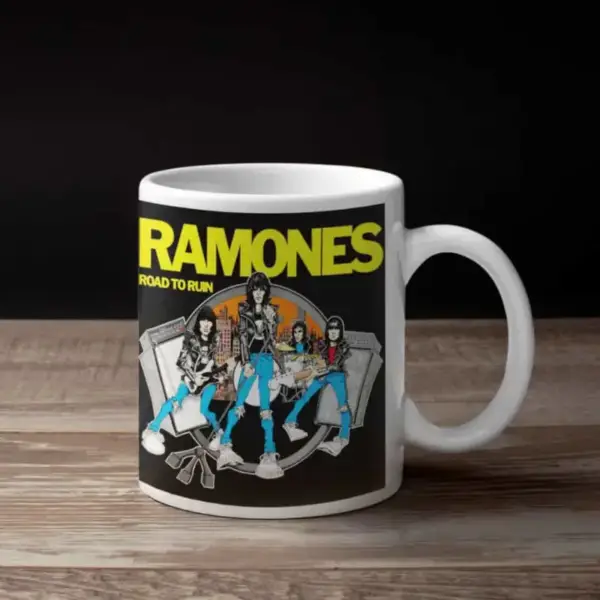 Ramones Coffee Mug, Ramones Road to Ruin Coffee Mug