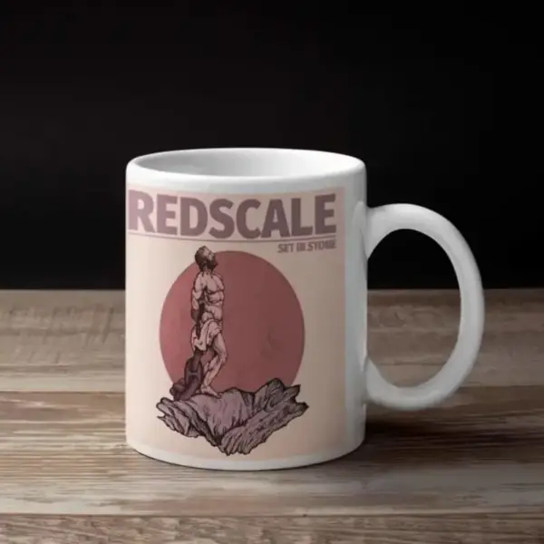 Redscale Coffee Mug, Redscale Set In Stone Coffee Mug