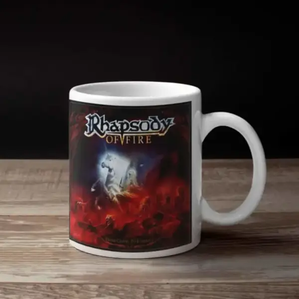 Rhapsody Of Fire Coffee Mug, Rhapsody Of Fire From Chaos To Eternity Coffee Mug
