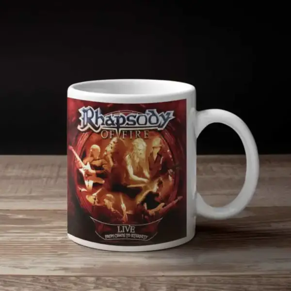 Rhapsody Of Fire Coffee Mug, Rhapsody Of Fire Live From Chaos Coffee Mug