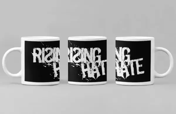 Rising Hate Coffee Mug, Rising Hate Logo Coffee Mug
