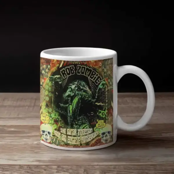 Rob Zombie Coffee Mug, Rob Zombie The Lunar Injection Kool Aid Eclipse Conspiracy Coffee Mug