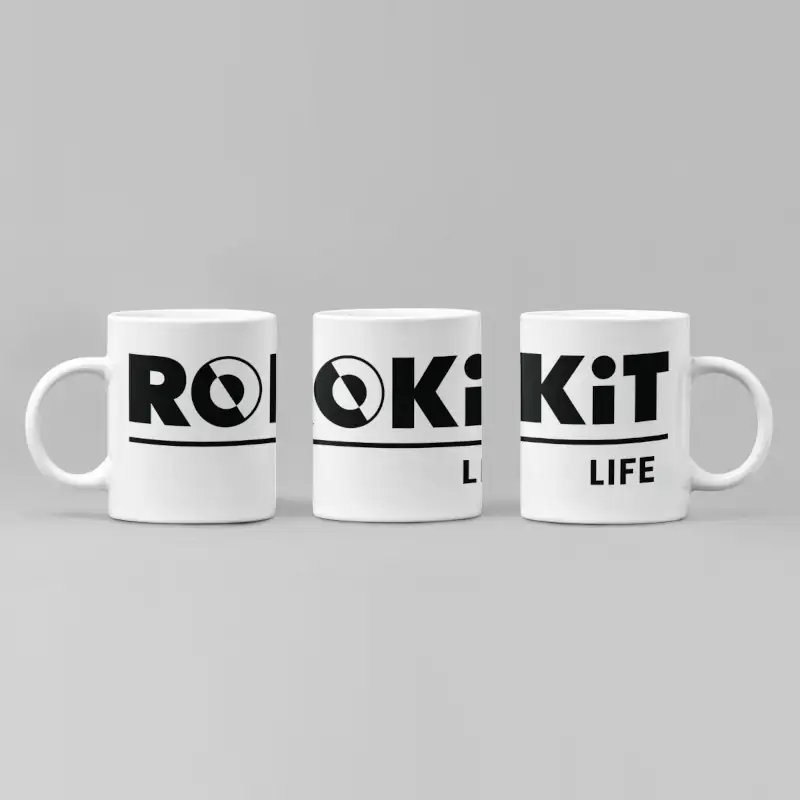 Rokit Life Coffee Mug, Rokit Life Logo Mug