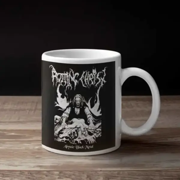 Rotting Christ Coffee Mug, Rotting Christ Abyssic Black Metal Coffee Mug