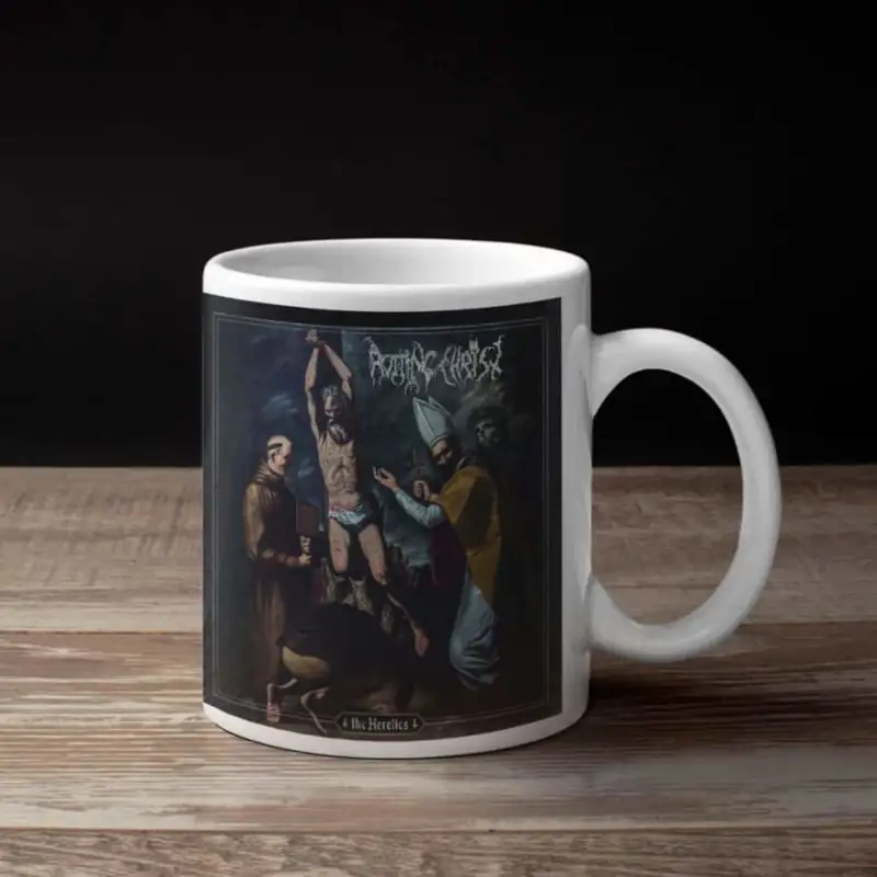 Rotting Christ Coffee Mug, Rotting Christ The Heretics Coffee Mug