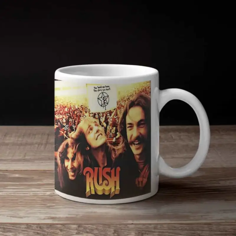 Rush Coffee Mug, Rush Beyond the Lighted Stage Coffee Mug