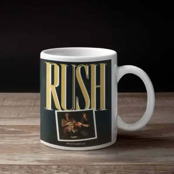 Rush Coffee Mug, Rush Brian Harrigan Coffee Mug
