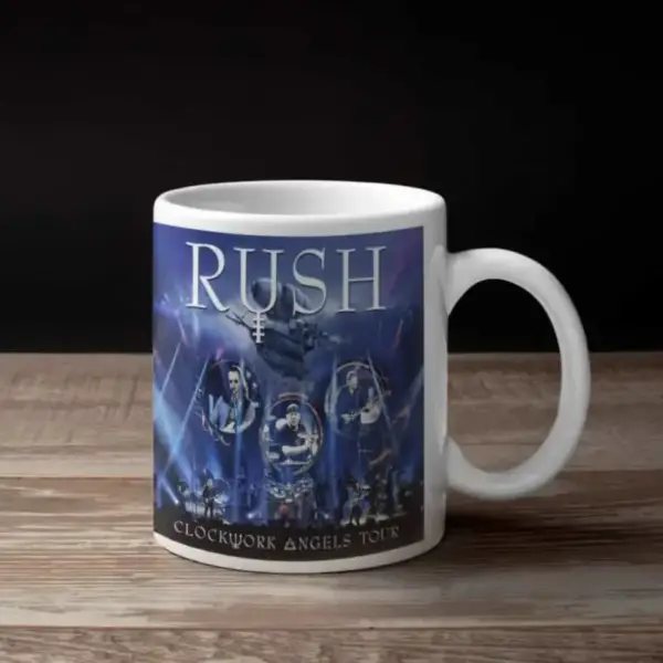 Rush Coffee Mug, Rush Clockwork Angels Tour Coffee Mug