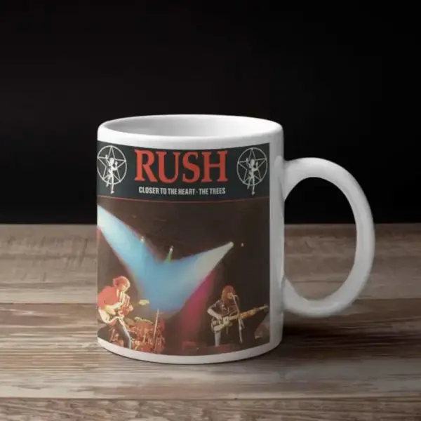 Rush Coffee Mug, Rush Closer Tohe Heart The Trees Coffee Mug