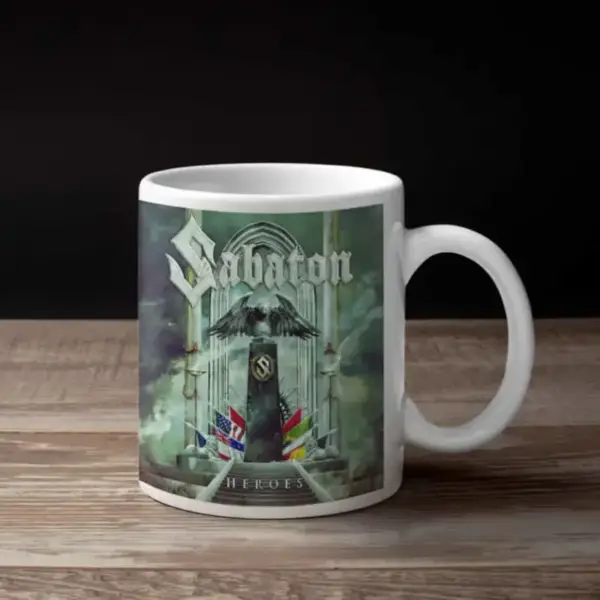Sabaton Coffee Mug, Sabaton Heroes Coffee Mug 2