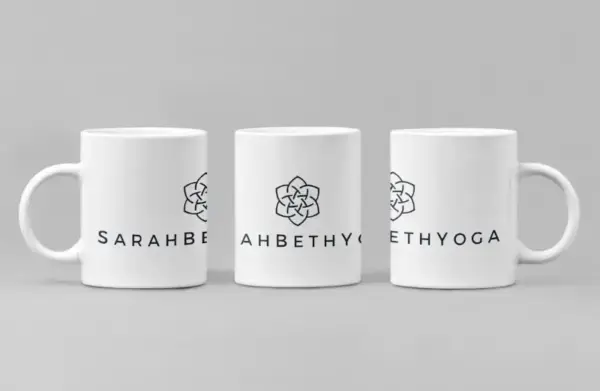 Sarah Beth Yoga Logo Coffee Mug