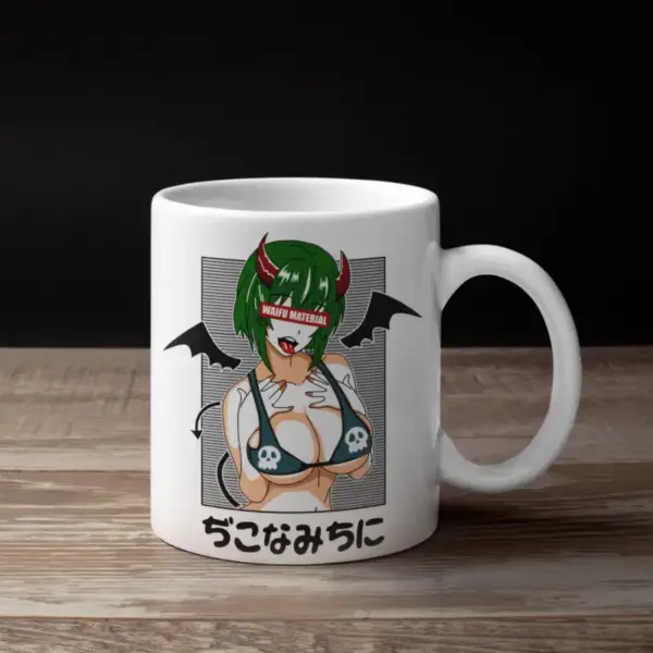 Senpai Waifu Material Coffee Mug