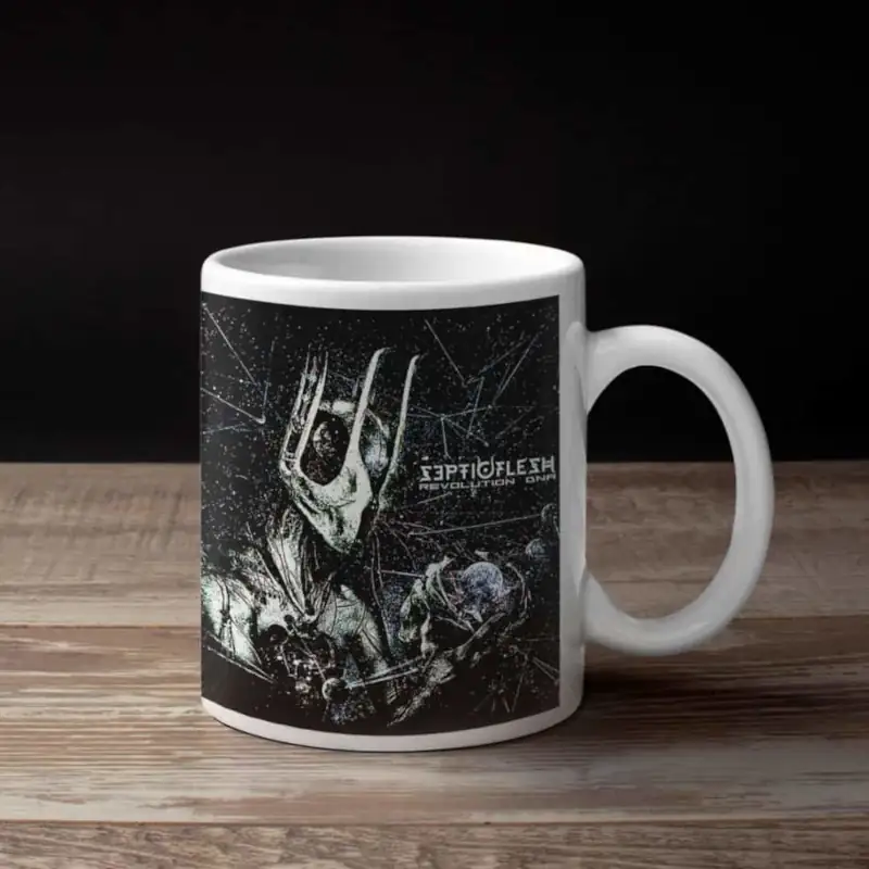 Septicflesh Coffee Mug, Septicflesh Revolution Dna Coffee Mug