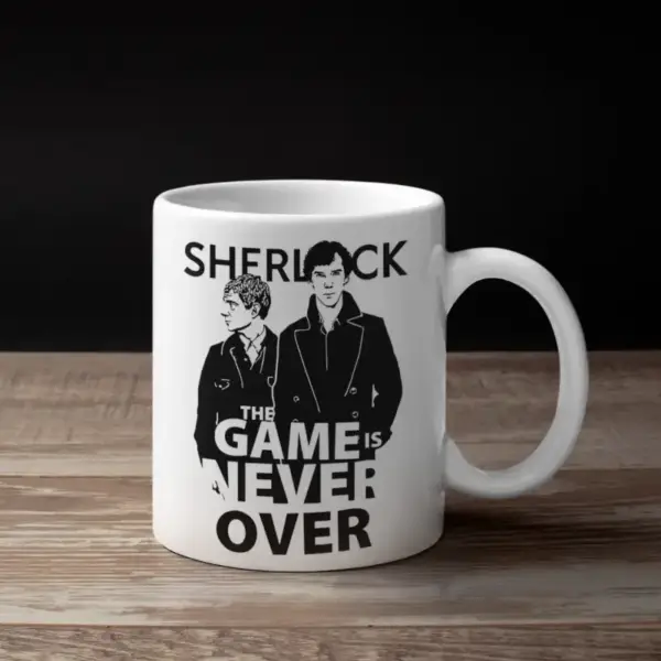Sherlock The Game Is Never Over Coffee Mug