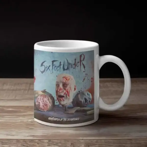 Six Feet Under Coffee Mug, Six Feet Under Nightmares of the Decomposed Coffee Mug