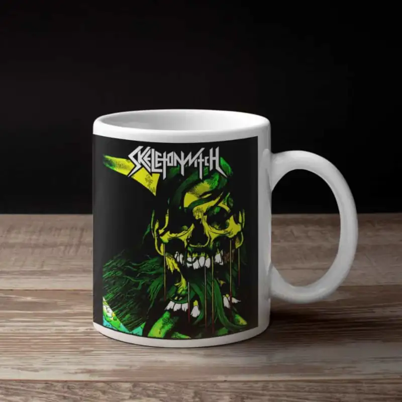 Skeletonwitch Coffee Mug, Skeletonwitch Worship the Witch Coffee Mug